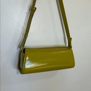NWOT Zara Chartreuse Crossbody
